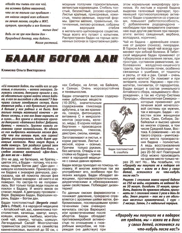 Бадан лист 100 гр. в Барнауле